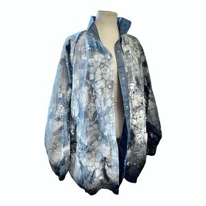 ✨SOLD✨ Custom Hand Painted Graffiti Windbreaker